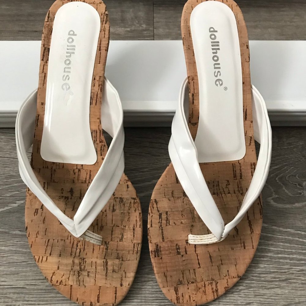 White Thong Sandals